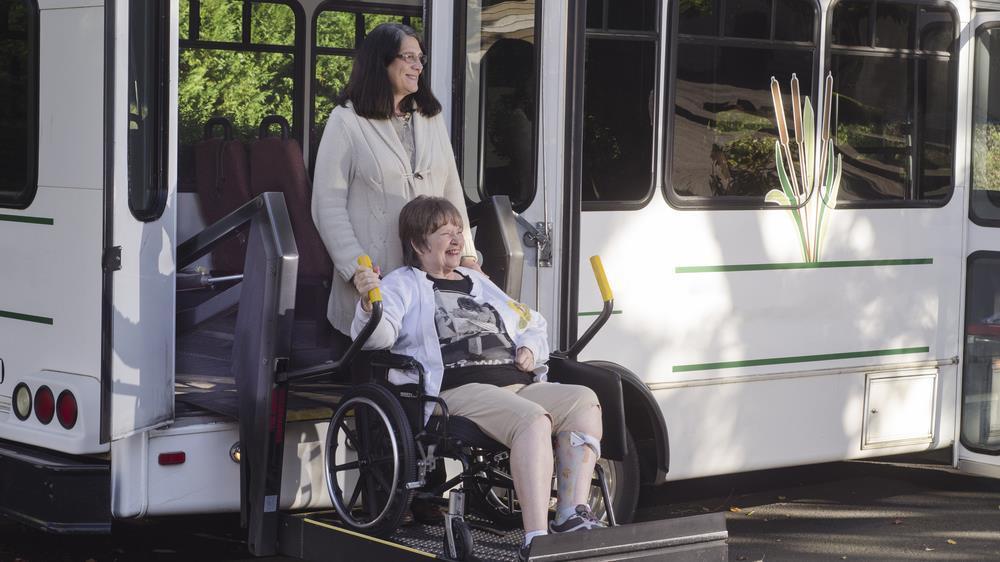 Elderly Mobility and Paratransit On-demand driverless transportation for those physically