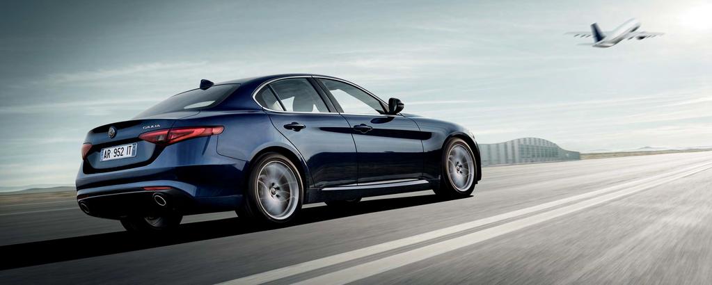 DRIVING EXCITEMENT Every part of the Alfa Romeo Giulia is designed to deliver top performance and supreme driving pleasure. Alfa DNA.