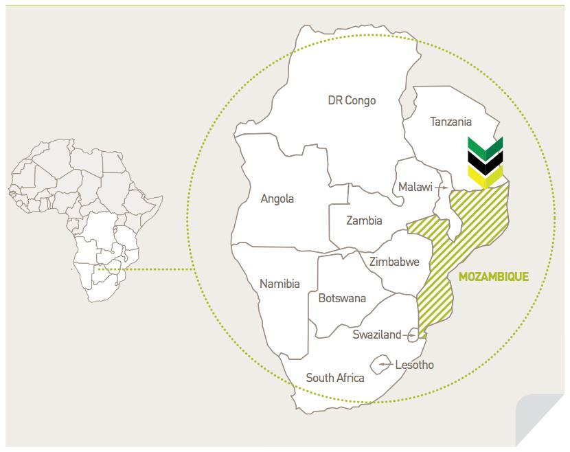 MOZAMBIQUE HAS THE HIGHEST ENERGY CONSUMPTION GROWTH IN THE SADC 1 REGION Currently generates in excess of 2,000MW (2 nd largest in SDAC 1 ) 1,300MW exported to South Africa Power demand growth at