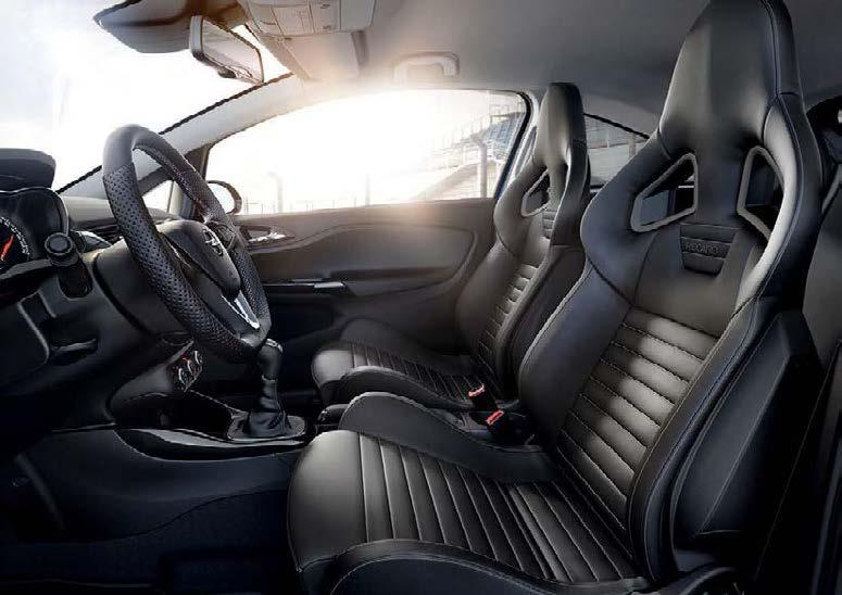 Recaro sports seats Flat-bottomed leather steering wheel Optional R 4.0 IntelliLink or Navi 4.