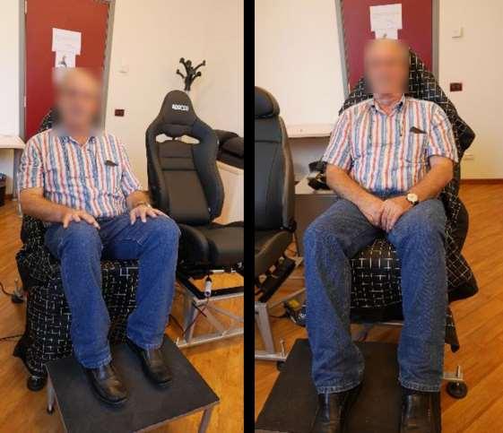 Comfort/Discomfort assessment of e-seat prototype 3 young