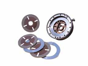 Oil cooled disc brakes have service intervals 5 times longer than conventional shoe brakes, and require little