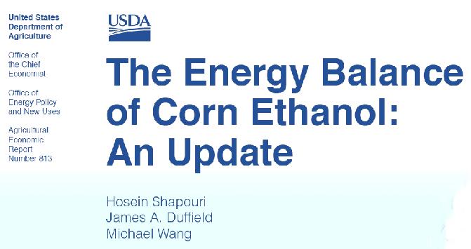 Corn ethanol - is there an energy