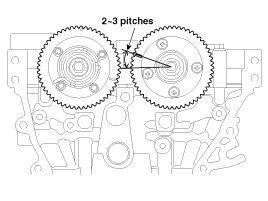 2012 Kia Soul L4 2.0L Vehicle» Engine, Cooling and Exhaust» Engine» Timing Chain» Service and Repair» Repair Procedures» Part 2 Installation 1.