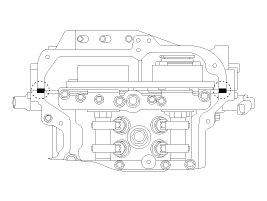 (3) Remove the jack from the lower crankcase. 16. Install the oil pan. 17. Install cylinder head cover.
