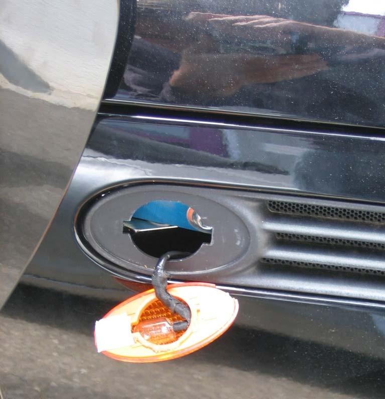 Modification of the blinker Remove the