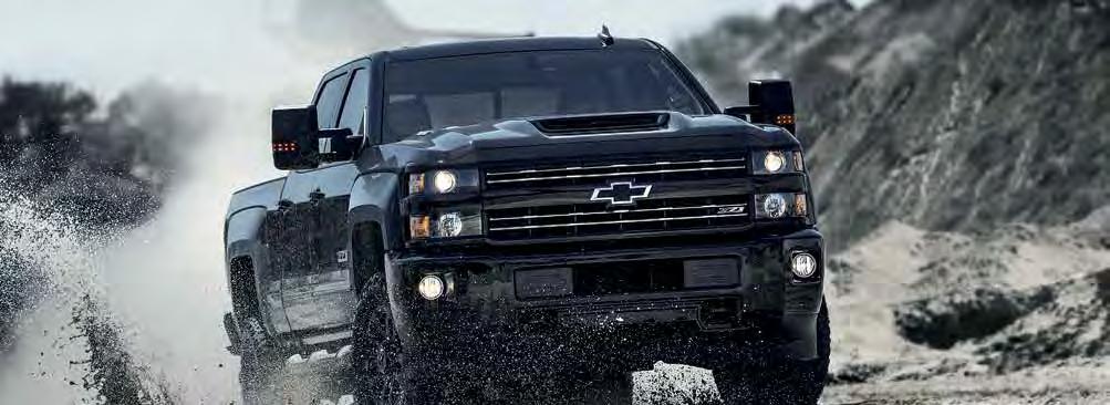 209 SILVERADO HD SPECIAL EDITIONS TRIBUTE EDITION 2500HD and 3500HD Crew Cab LTZ Z7 Models with 4WD, Standard Bed and Single Rear Wheel Flag-Inspired Graphics Along Sides of