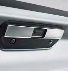 TAILGATE HANDLE IN CHROME WITH REARVIEW MONO HD DIGITAL CAMERA P/N 842336. MSRP : $00. 8. GRILLE IN BLACK P/N 84320548.