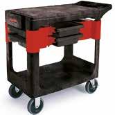 Trade Cart Moves productivity right to the work site a total tool storage and mobile workbench system.
