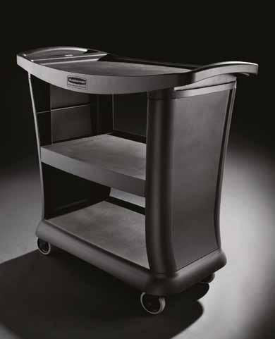 MATERIAL HANDLING: Hospitality and Office Executive Service Cart The Executive Service Cart is an elegant and versatile solution for back- and front-of-house tasks.