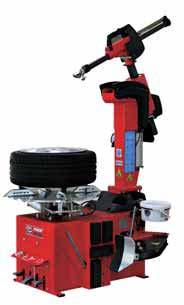 head avoids damage High bead breaking force and speed High rotating speed, 2 speeds Pedal-controlled tyre inflator 1 maintenance unit 1 tyre inflator, pedal controlled 1 holder for mounting