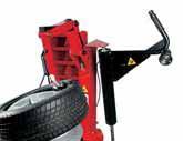 tyre over the rim hump, avoids damage to rim or tyre C 1 maintenance unit 1 spare mounting head 1 hand tyre inflator 1 holder for mounting paste bucket 1 mounting lever Rubber-coated clamping jaws