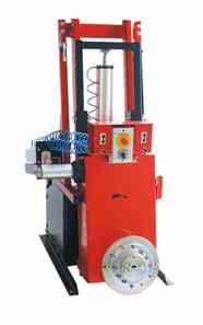 Tyre Changers, Mounting Tools Truck tyre changers UNIMONT 16.5-24.5, stationary and mobile Easily operated tyre changer for tubeless truck tyres. Suitable for aluminium rims.