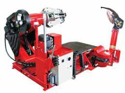 Tyre Changers, Mounting Tools PROMONT B 958 GIGA Mounting and demounting of pneumatic tyres from 11" to 58" Ergonomic operating console Standard stand-by system Spindle with 80 mm minimum mounting