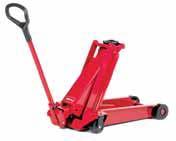 Trolley jacks with lifting capacity of more than 2 tons are provided with cast iron wheels. Secure and precise control for lifting and lowering, in accordance with the most exacting safety standards.
