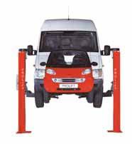 Lifting Equipment PROLIFT 2.40 EL Ultra-wide range of vehicles, which can be lifted.