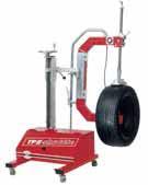 For use with ECONOMY; PNEUMATIC 1 A 517 1123 Support stand PNEUMATIC Allows easy lifting and lowering of the machine and tyre with a pneumatic system.