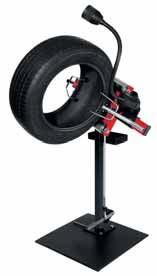 REPMAT tyre spreader, pneumatic Weight [kg] 45 Size [W x H mm] 800 x 500 Overall height [mm] 700 Working height [mm] 510 Operating pressure [bar] 10 1 518 3506 REP BOY tyre spreader Tyre spreader for