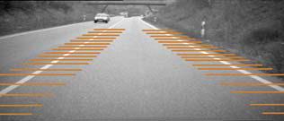 Departure Warning Tracking the vehicle position within lane markings Early correction