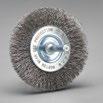 These brushes are used on straight shaft, die, pencil grinders, drills and right angle grinders. Standard Twist Knot Wire Wheel Brushes With Arbor Hole 3" x 0.