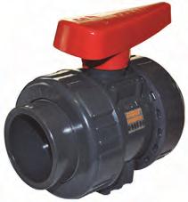 ARMATURES AARMATURES INDUSTRIAL BALL VALVE PLAIN DOUBLE UNION code 130 - High quality ball valve with secured ball on both sides, out stream is secured, - O-ring EPDM 70SH, teflon sealing, -