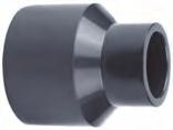 INCH SOLVENT WELD FITTINGS INCH SOLVENT WELD FITTINGS REDUCING SOCKET METRIC - IMPERIAL (MM - INCH) PLAIN/PLAIN code 100 SIZE ARTNR.