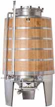 Over 100 years of experience in oak barrel production» Red wine mash fermentation tank with oak shell FD-MKEH Since we began making wooden barrels over 100 years ago Speidel s latest developments