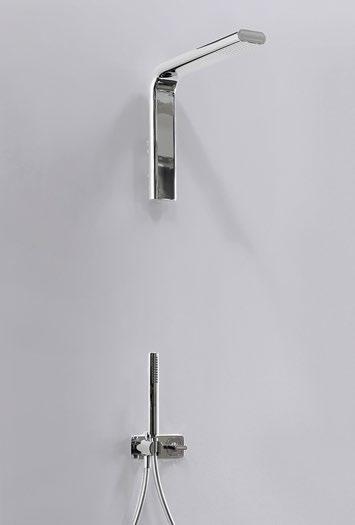 NK3260 Concealed shower set with overhead, mixer and handshower Line accessories NOKÉ Package dim. 46 x 36 x 24 cm Weight 6,8 kg Pz.