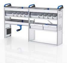 5kg To be ordered on AOL 02 Near side Standard block Aluminium uprights with Prosafe 1 shelf trays with mat and divider 1 shelf tray with 4 S boxxes and 1 double S boxx 1 shelf tray with 2 M boxxes,