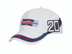 Baseball cap Featuring embroidery in MARTINI RACING colours with logo for a classic sporting look.