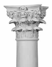 ROUND DECORATIVE CAPITALS Decorative capitals provide an opportunity to augment architectural integrity and beauty to your home.