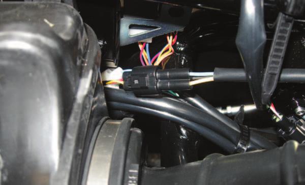 G 11 Plug the pair of PCV wiring harness connectors with ORANGE colored wires in-line of the ATV s fuel injector and stock wiring