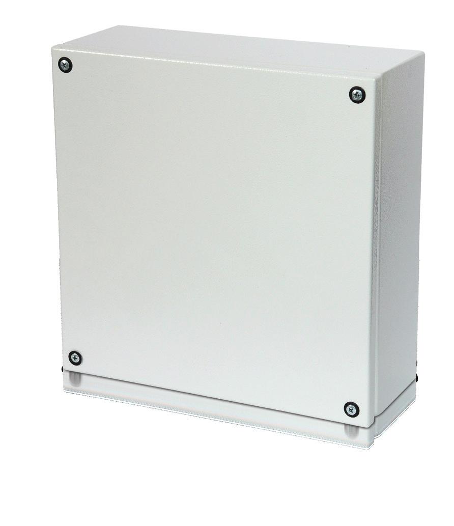 Mild Steel Wall-Mount Enclosures: GL66 Terminal Enclosures SOLUTIONS FOR TERMINAL INSTALLATIONS: SMALL SIZES, SCREW COVER APPLICATION Automotive Packaging Material handling Tool and machine SCOPE OF