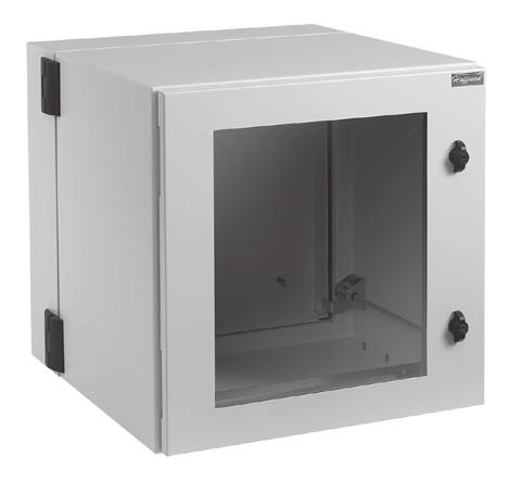 PROTEK Double-Hinged Enclosures PROTEK DOUBLE-HINGED, UL AND NEMA TYPE 4 (IP66) OR TYPE 12 (IP55) INDUSTRY STANDARDS UL 508A Listed; File Number E61997 cul Listed per CSA C22.2 No.