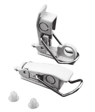 Fiberglass Accessories QUICK-RELEASE LATCH KIT Two fiberglass-reinforced gray polyester latches with 16L stainless steel bail and screw-hole plugs are included in each