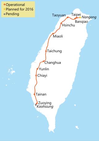Taiwan High Speed Rail (THSR) Copyright 2016 ITRI 4 The line