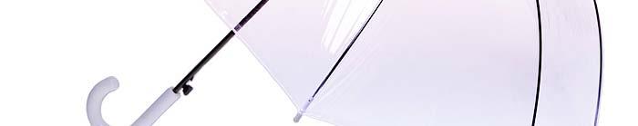 Automatic Open Clear PVC Larger PVC cover; Fibreglass ribs; White handle