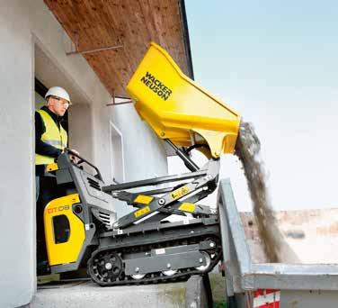 With the track dumpers from Wacker Neuson, you will master