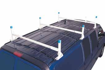 Uprights feature a number of attachment points for securing cargo straps. Designed to fit GM Express and Savana full size vans.