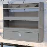 -Shelf Unit DK0 Door Kit DVU Top Shelf Divider Kit TA -Hook Bar CLR Adjustable -Shelf Cabinet w/ Lock -Drawer
