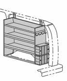 -Shelf Unit DC Drawer Component DC -Drawer Unit DVU Top Shelf Divider Kit DVL Lower Shelf Divider DK Door Kit