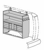 Door Kit SFDC Shelf for DC Drawer Units d x w DVU Top Shelf Divider Kit  Visibility & Door Kit WKCFSVGM Steel