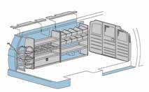 FR Floor Rail DV Shelf Divider Parts Bin TA -Hook Bar SA-0 Single Compartment Floor