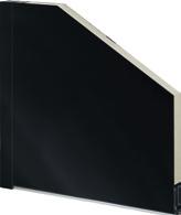 THE DOUBLE-SIDED ATTACHMENT PANEL Uncompromised design combined with premium quality Exterior view Interior view