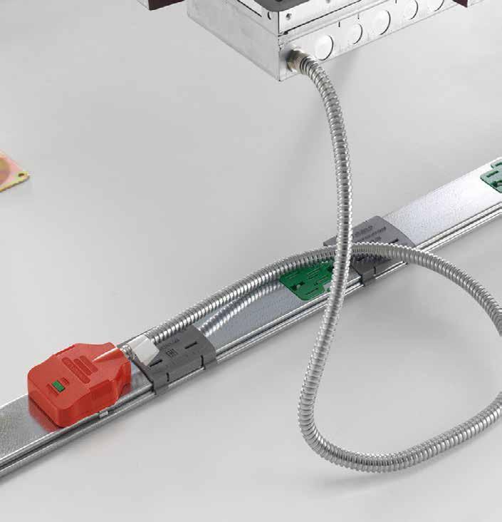Betatrak Underfloor Busbar Busbars offer an efficient, flexible solution to underfloor power distribution as they use a click fit method for that fast and simple install.