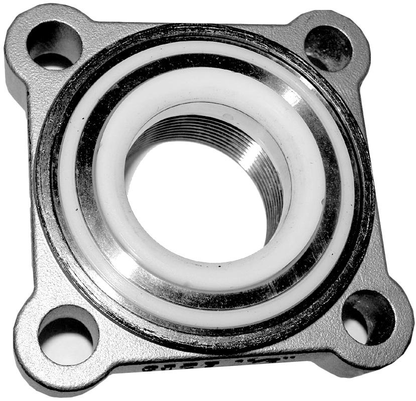 17-4 PH as standard stem material Locking Device Tab Washer prevents nut from loosening Lived Loaded Belleville Washer maintains constant packing load V-Ring Packing Rings Form a Rigid, High Cycle
