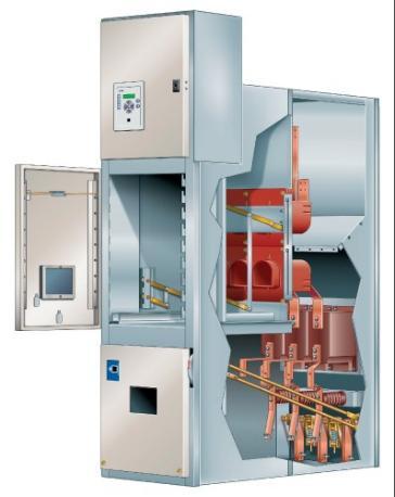 PIX Compact can be equipped with vacuum circuit-breaker and contactors.