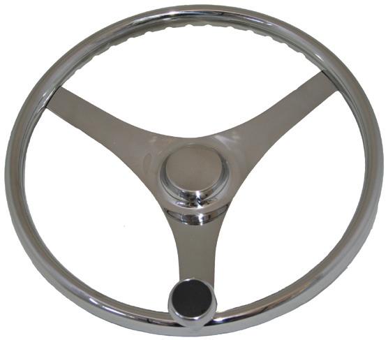 RWB667 388mm - 15 1/2" RWB592 455mm - 18" RWB594 510mm - 20" Stainless Wheels - With Control Knob Stainless steel with finger grips