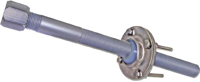 The flange can be surface or recess mounted.