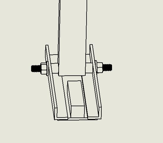 Figure To secure the leg bottom to the leg top, two () ½-3 by inch (50.